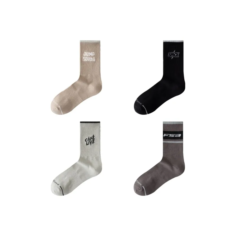 ROBINHOOD Mid Calf Socks Unisex 4 Pack-16