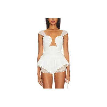 FREE PEOPLE Bodysuits Women's White