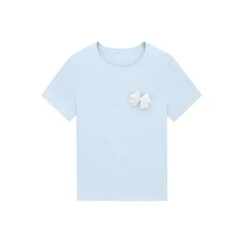Susan Fang X Victoria's Secret SUSAN FANG Co-branded Model T-Shirts Women's Blue