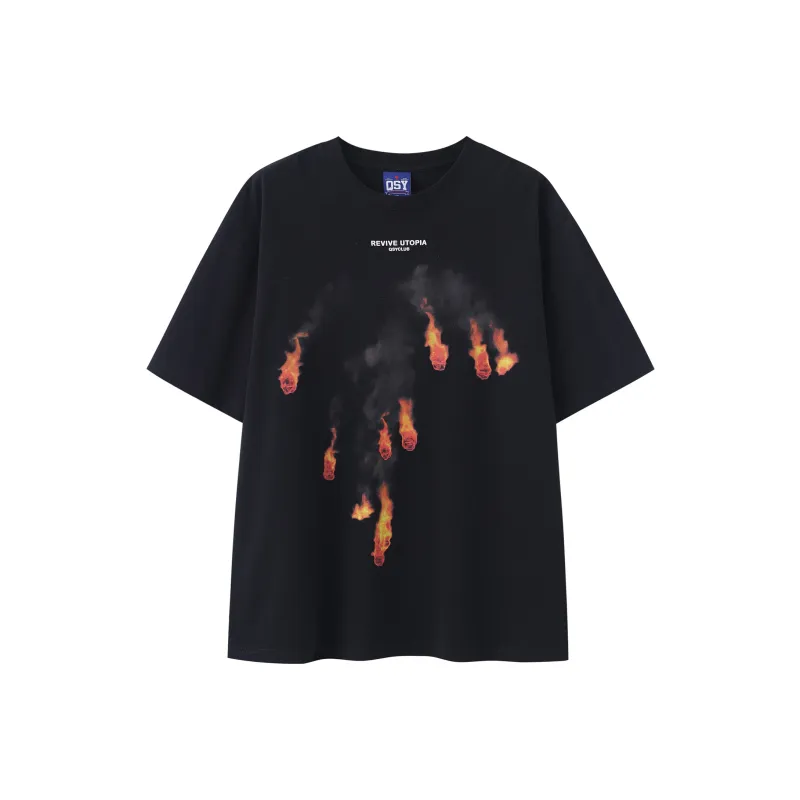QISENYAR T-Shirts Unisex-2