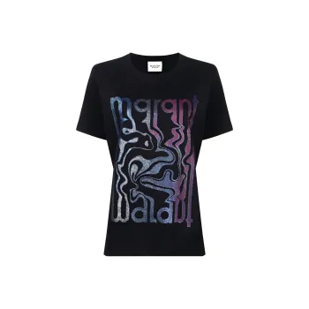 ISABEL MARANT ETOILE Pattern Printed Crewneck T Shirt