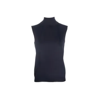 Maison Margiela Roll neck Sleeveless Knitted Top