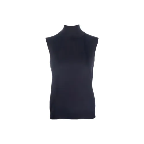 Maison Margiela Roll neck Sleeveless Knitted Top