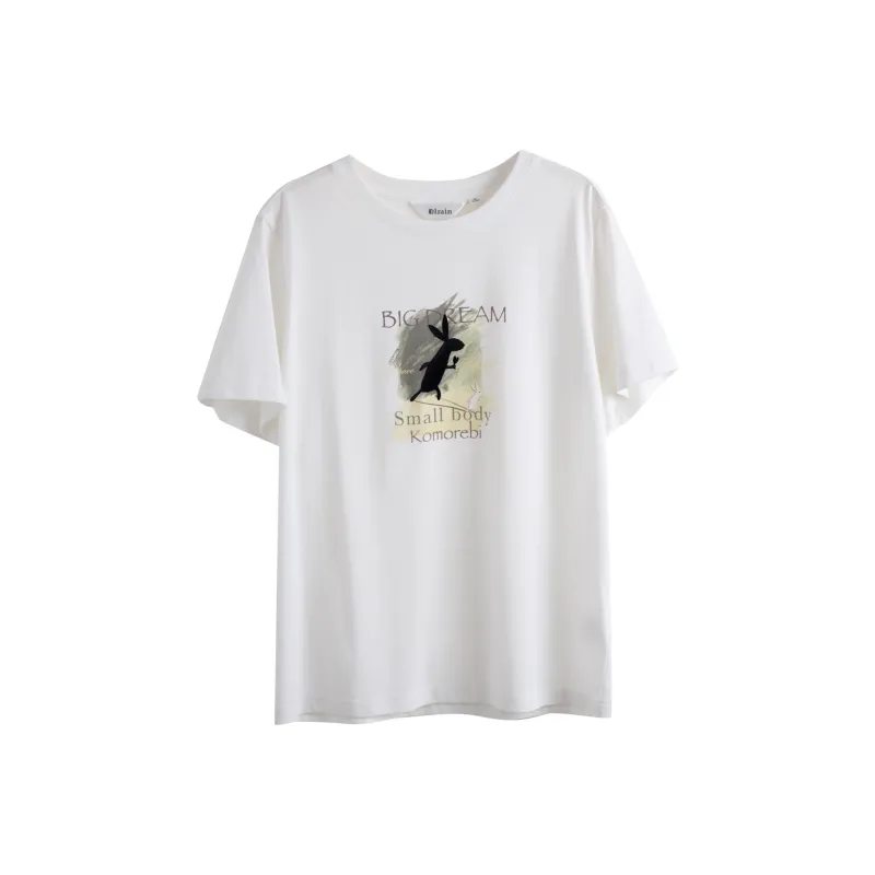 Olrain T Shirts Women's Ecru-0