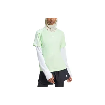 Adidas Drop Shoulder Sleeve T Shirt Women's Green