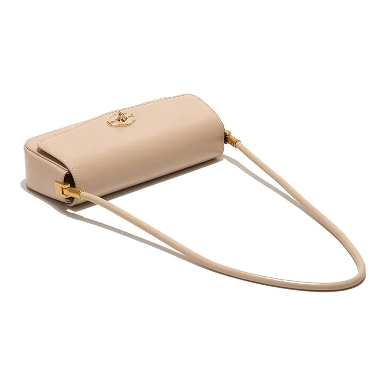Vigno Synthetic Leather Shoulder Bag Women's White/Chili Sauce/Red/Black-7