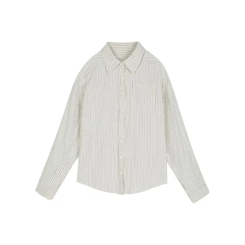 Painting system Shirts Women's Beige