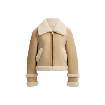 COACH SS24 Jackets Coats Women's Sand Yellow