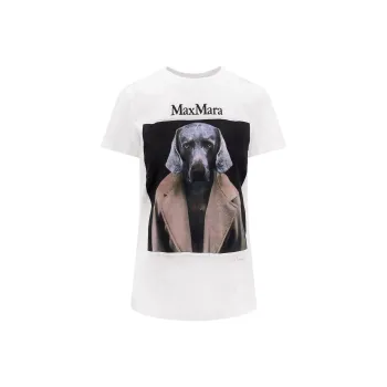 MaxMara Graphic Printed Crewneck T Shirt