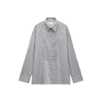 ZARA ZW Series Shirt Women's White/Green