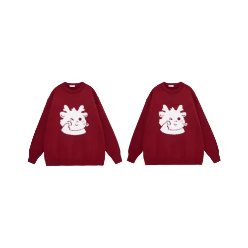 Tryforlove Couple Set Unisex Red
