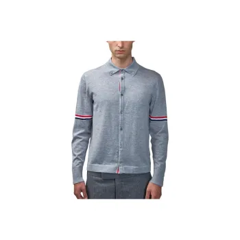 THOM BROWNE Rwb Stripe Buttoned Cardigan