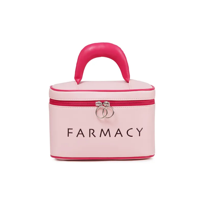 Farmacy PU Makeup Bag Women's White/Pink-5