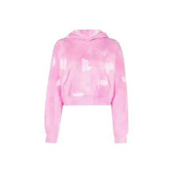 SPORTY & RICH Wellness Tie dye Cotton Hoodie