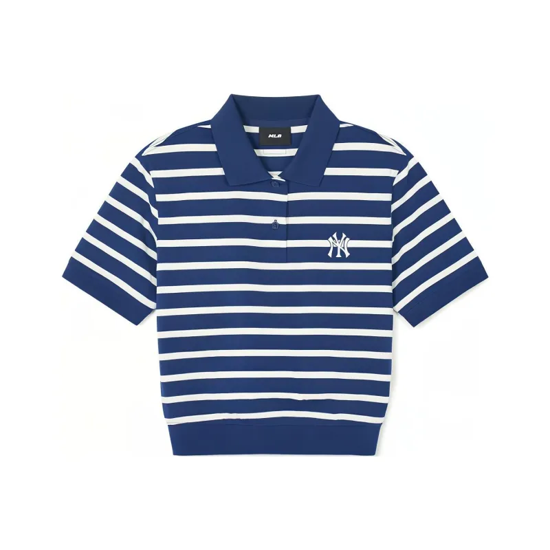 MLB New York Yankees Polo Shirts Women's Blue-0