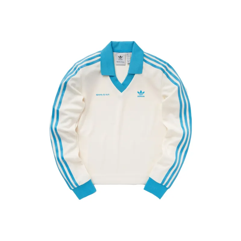 Adidas Originals X Sporty & Rich Soccer Jersey Cream/Baby Adidas Originals X Sporty & Rich Soccer Jersey Cream/Baby