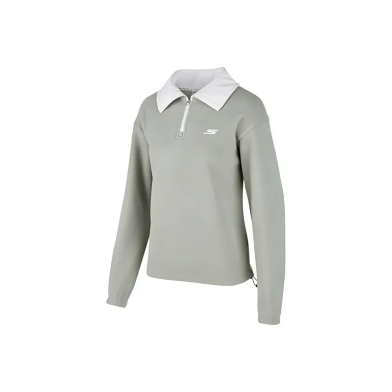 Skechers Polo Shirt Women's Herbal Beige-0
