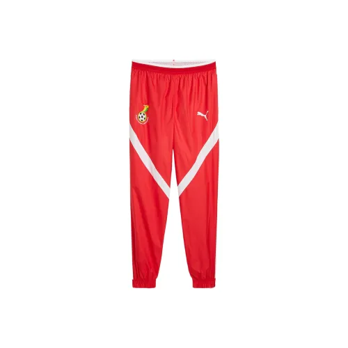 PUMA Soccer Bottoms Men Red