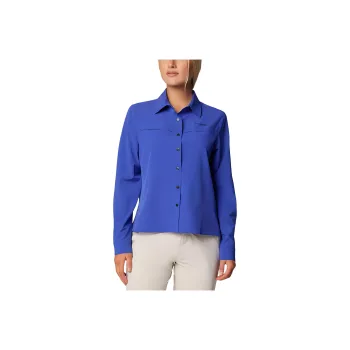 Columbia Women's Summit Valley™ Woven Long Sleeve Shirt Shirt Women's Blue