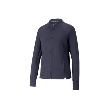 PUMA Veste De Golf Entièrement Zippée Heather Femme Jacket Women's Blue