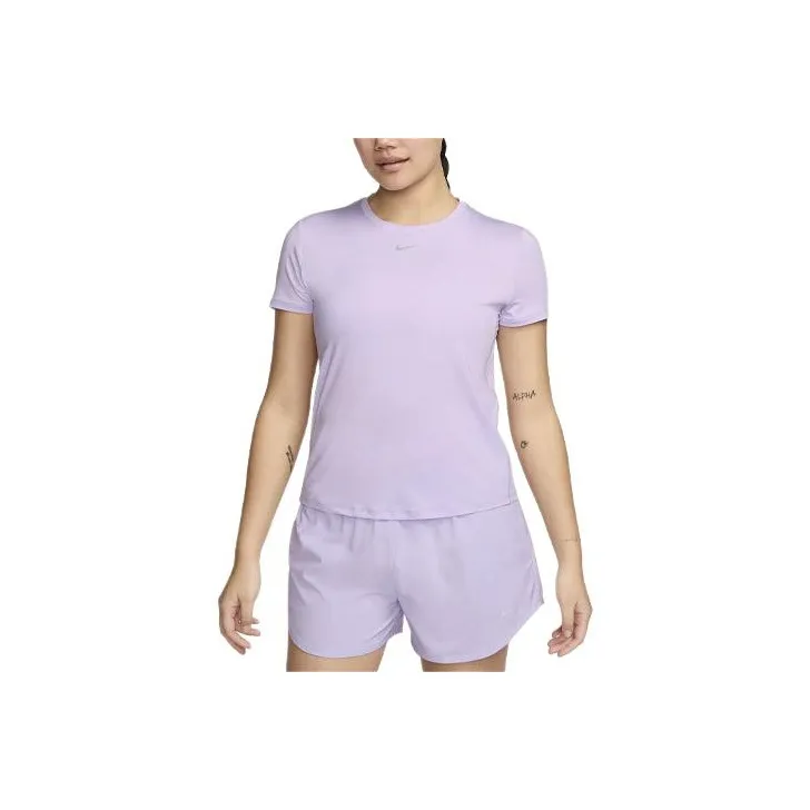 Nike T Shirt Women's Lilac Flower-0
