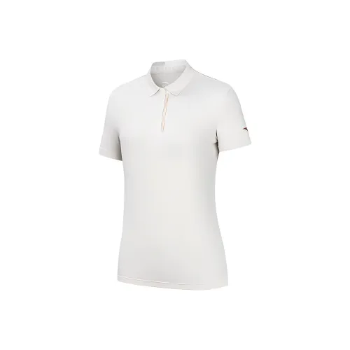 Anta Variety Training Collection Polo Shirt Women's Cloud Stone Gray