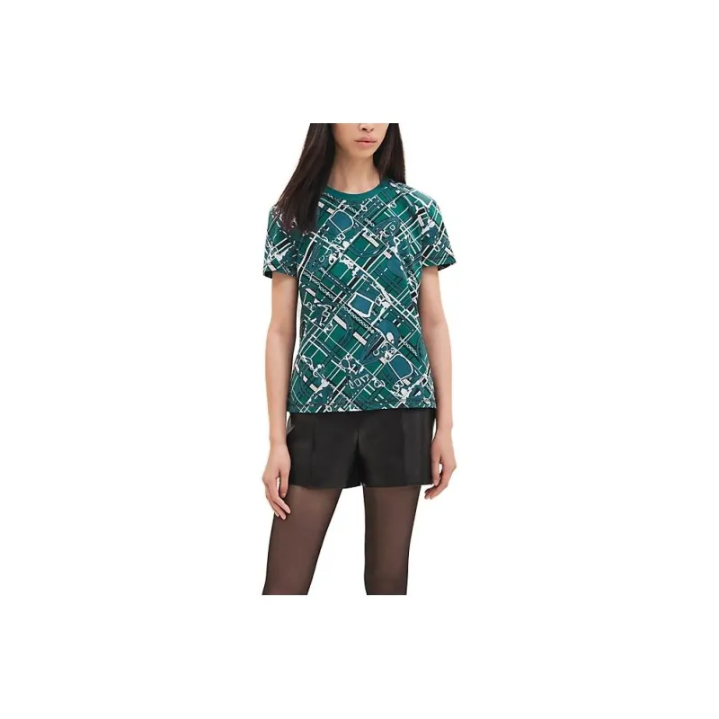 HERMES T-Shirts Women's Oxford Green-0