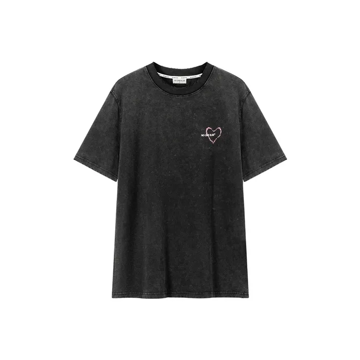 NO ONE ELSE Drop Shoulder Sleeve T Shirt Unisex-0