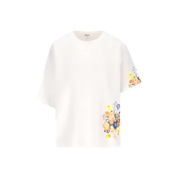 LOEWE Floral Embroidered Crewneck T-Shirt