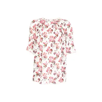 Antonio Marras Pleat design Short Sleeve Blouse