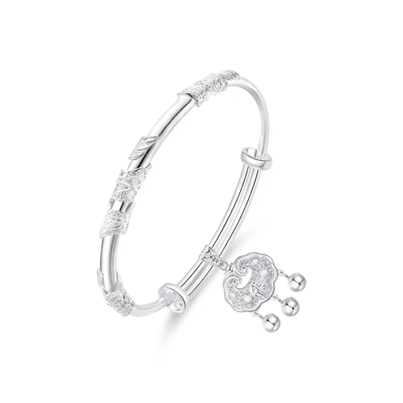 Master Kim Sterling Silver Adjustable Bangle Women's-0