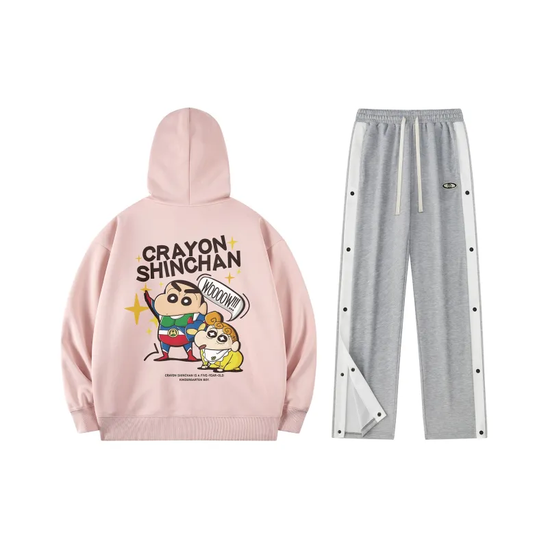 Crayon Shinchan Sweatshirt Set Unisex-42