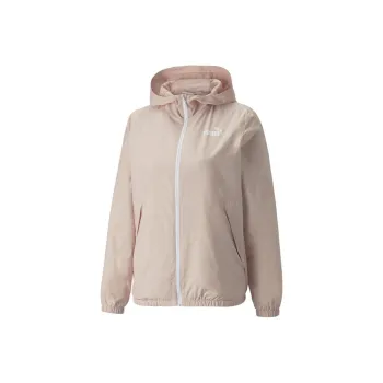PUMA SQUAD Essentials Solid Windbreaker Jacket Women's Pink