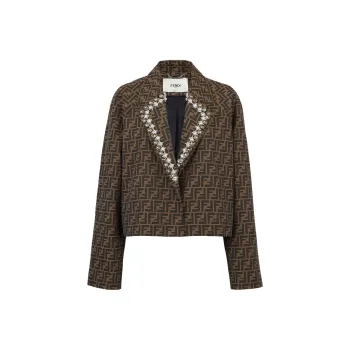 FENDI Jackets Coats Women's Brown