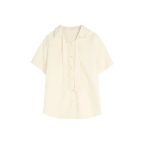Painting system Shirts Women's Beige
