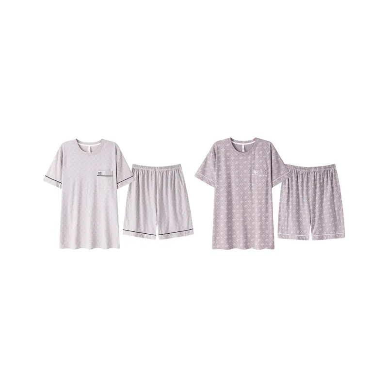 Cotton Gene Pajama Set Unisex Combo Set-77