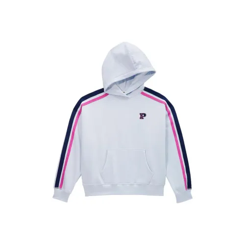 Victoria's Secret PINK Ivy Fleece Campus Hoodie / Hydrangea Blue Sweatshirt Women's Hydrangea Blue