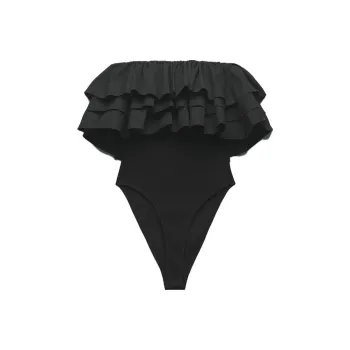 ZARA Bodysuits Women's Black