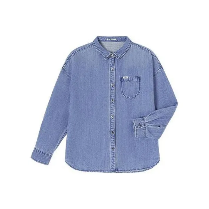 Lee Shirts Women's Light Blue-0