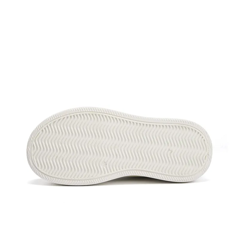 La Chapelle Abrasion Resistant Height Increasing Low Top Skateboard Shoes Women's White-5
