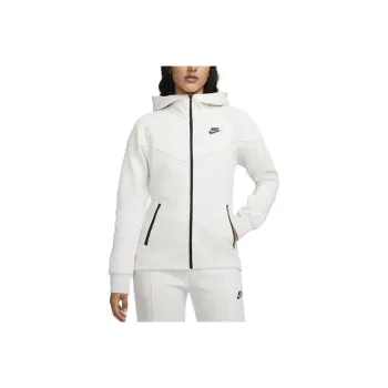 Nike Sportswear Women's Tech Fleece Windrunner Full Zip Hoodie Light Grey/Heather/Black