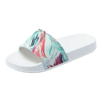 NAIHUO Slip Resistant Unisex Indoor Home Bathing Couple Platform Summer Fashion Versatile One Strap Slippers