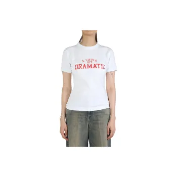 Vetements A Little Bit Dramatic Logo Printed T Shirt