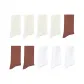 10 Pack (Ivory 4+Dark Brown 3+White 3)