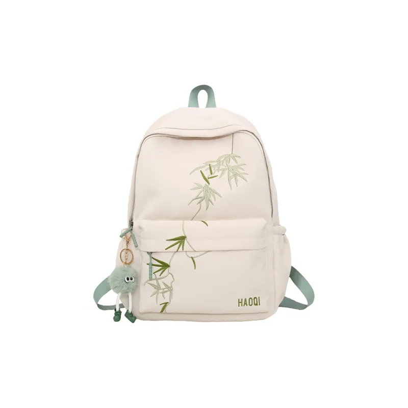 OUZIHUANG Nylon Backpack Large Size Unisex Multicolor-6