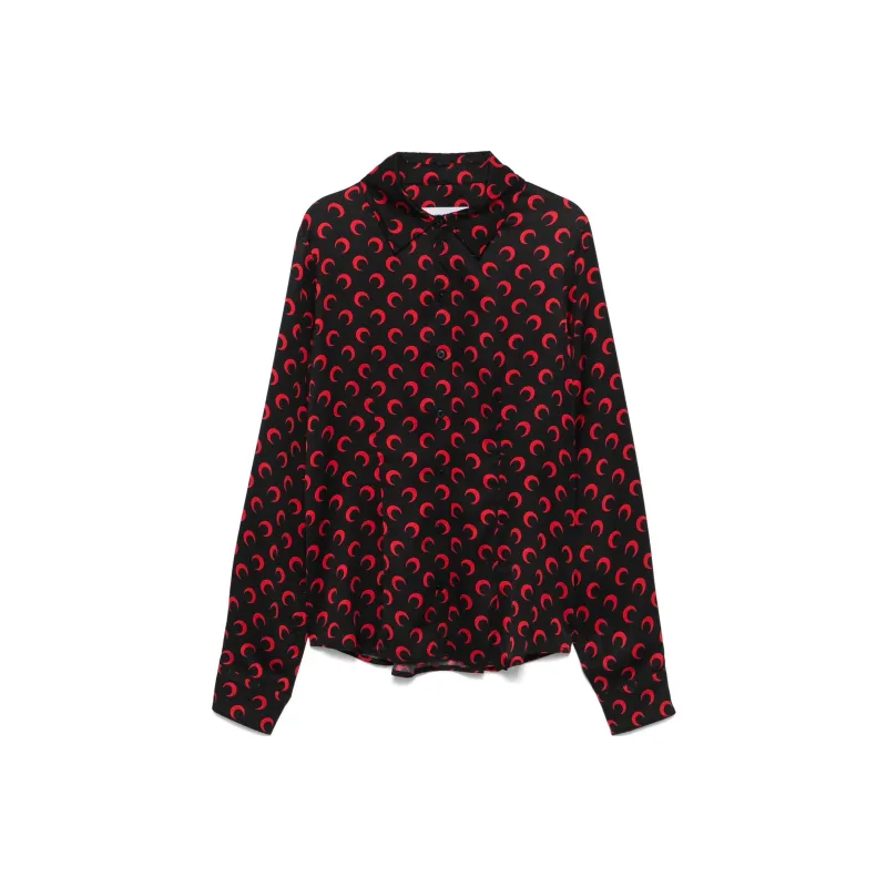 Marine Serre Moon print Shirt-0
