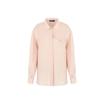 EMPORIO ARMANI Buttoned pocket Silk Shirt