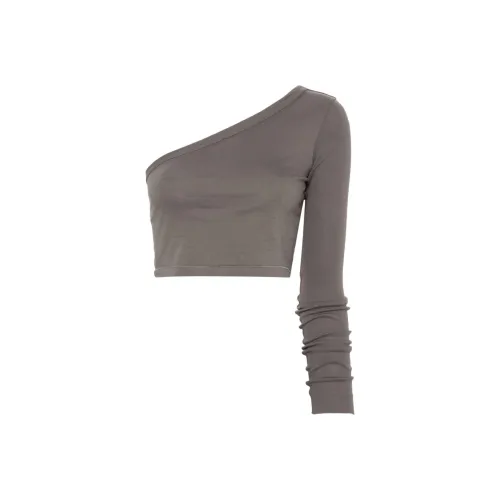 RICK OWENS/RO Regular T Shirt Women's Medium Gray