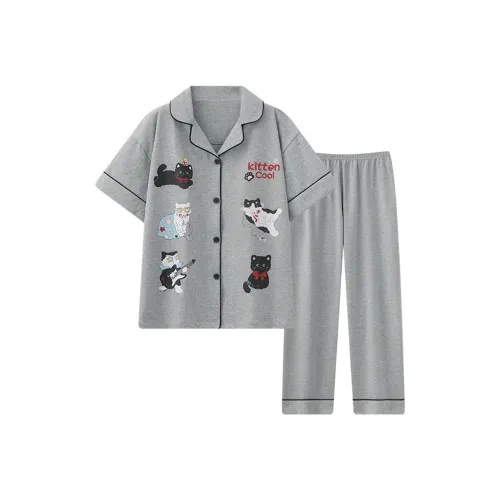 O'MESIK Pajama Set Women's Gray