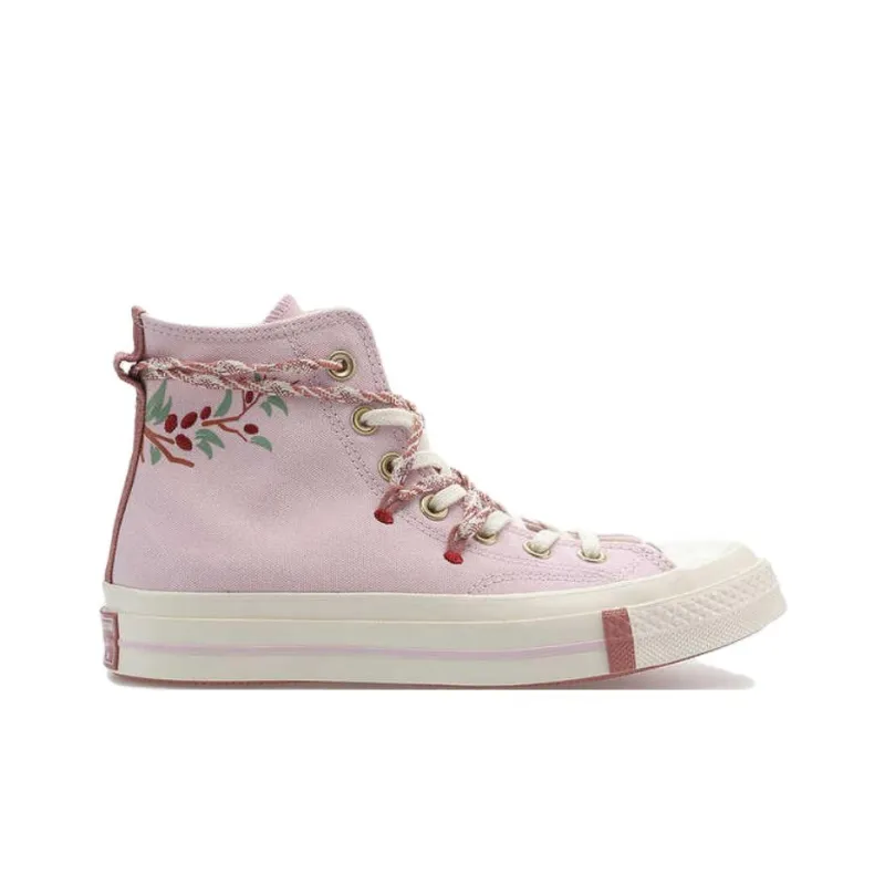 Converse CHUCK TAYLOR Anti Slip Wear Resistant High Top Canvas Shoes Unisex Pink-1